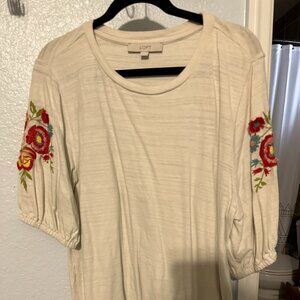 Loft Embroidered Blouse